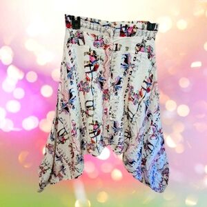BUDDHA PANTS Womens XXS Elastic Elephant Relaxed Casual Harem Pants
